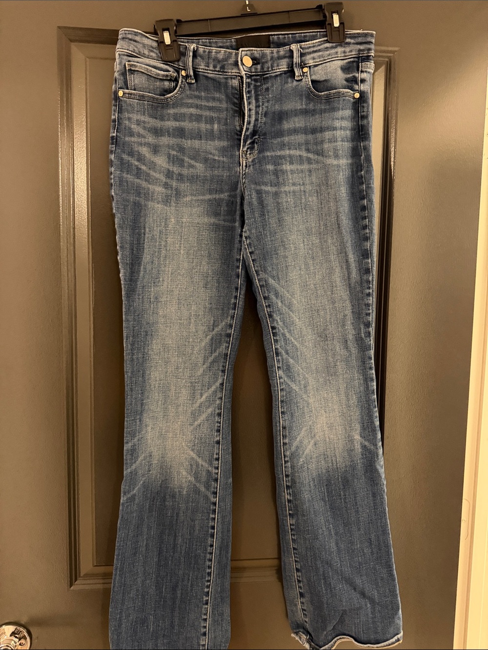 White House Black Market Blue Wash Flare Jeans